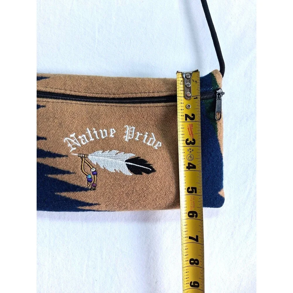 Southwestern Woven Crossbody Bag Tribal Boho Saddle Blanket Purse Western